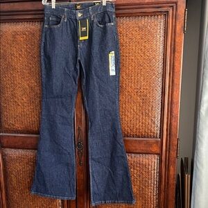 Lee Women's Dark Blue Flare Jeans